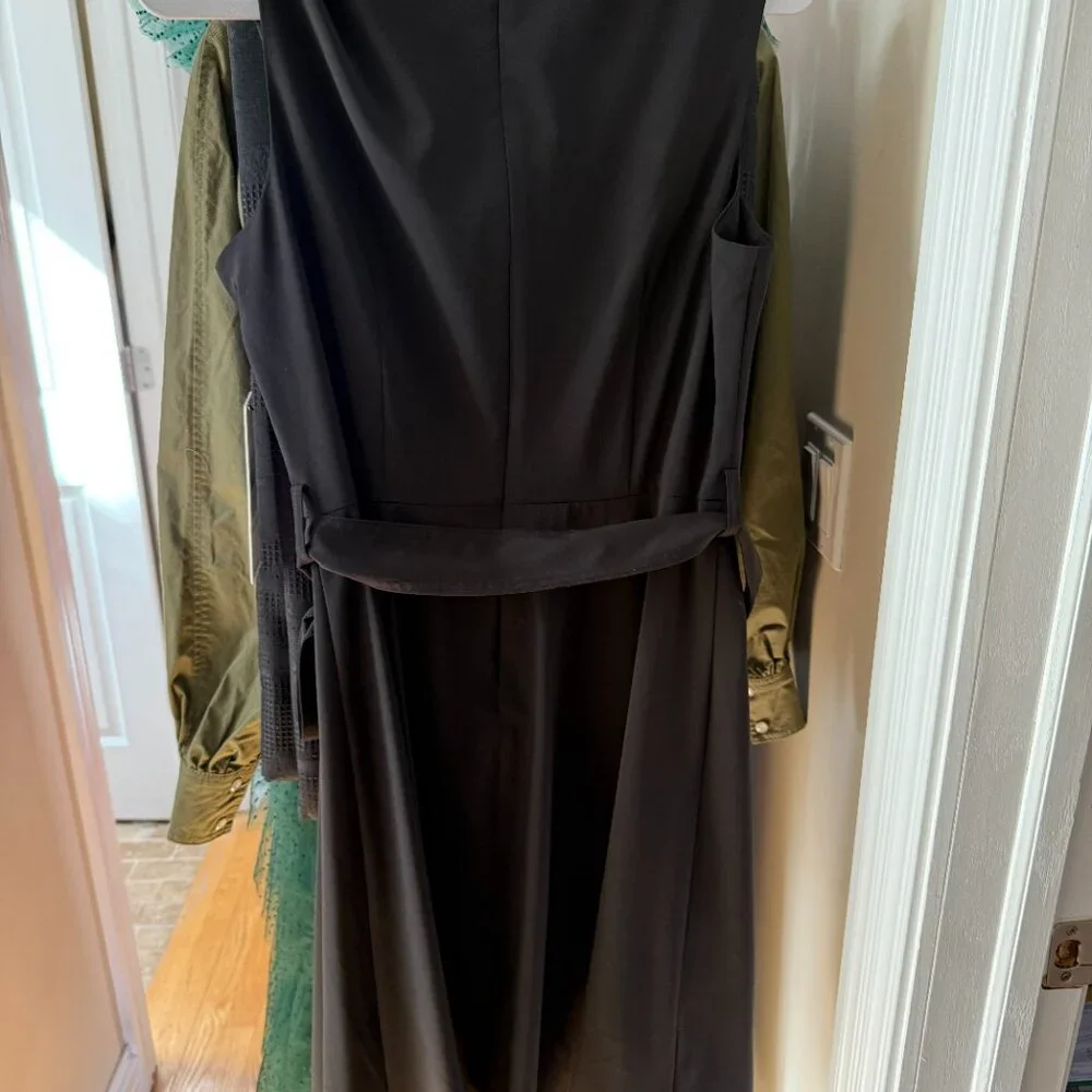 Calvin Klein Commuter V-Neck A-Line Dress - Picture 8 of 10